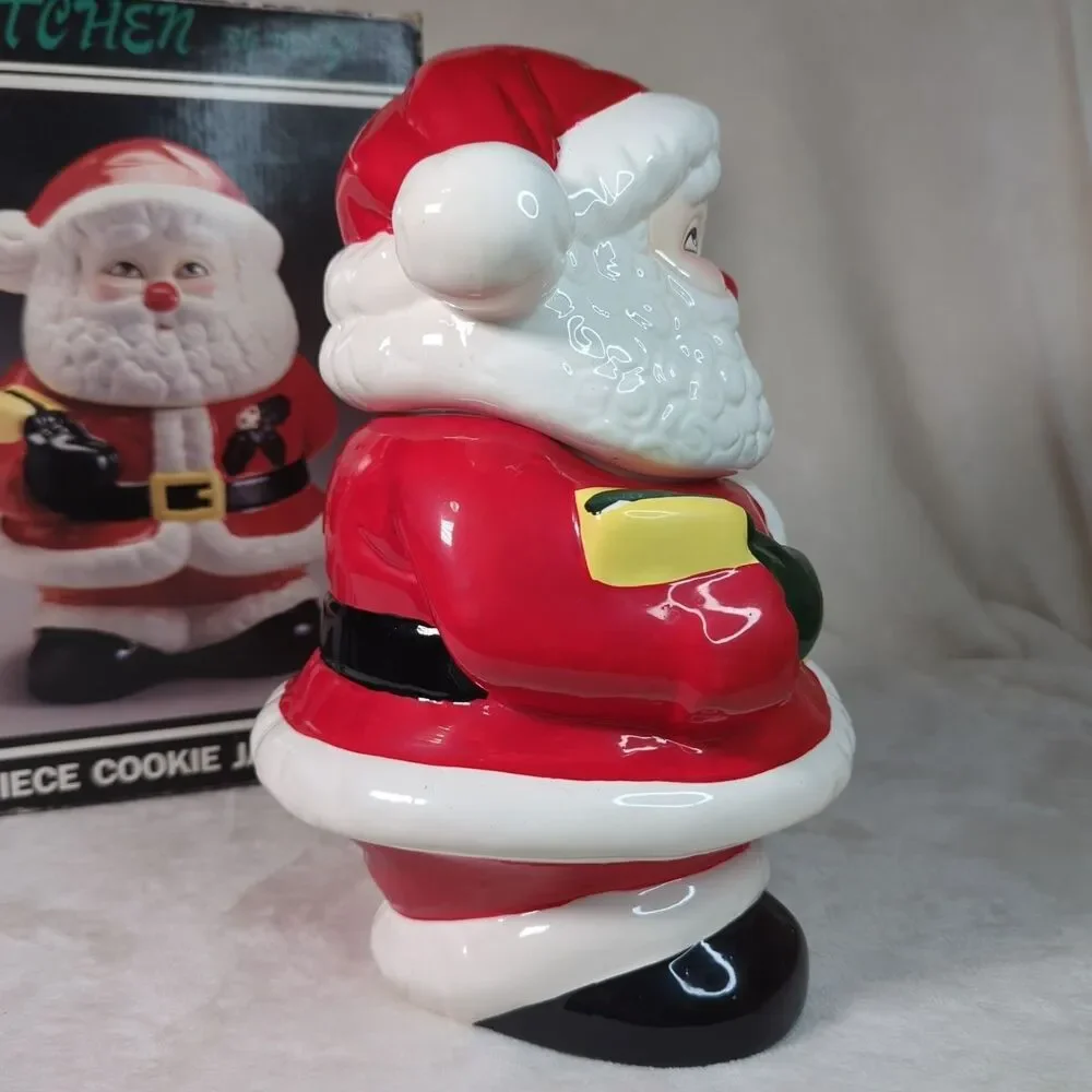 Santa Claus Ceramic Cookie Jar 11